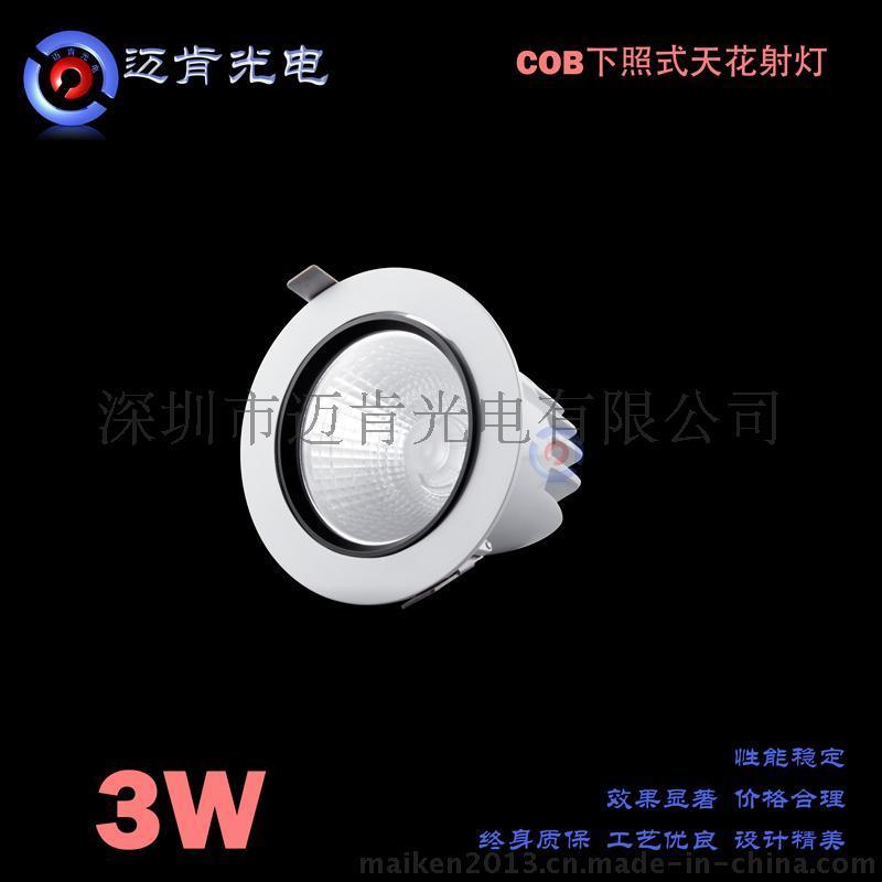 深圳迈肯光电MK3W外墙投射灯全铝材节能环保COB天花射灯